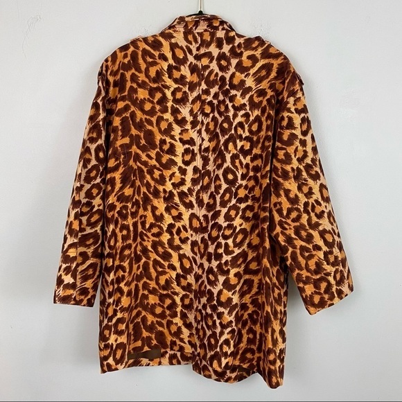 KATE SPADE cheetah print zip up jacket sz S - Picture 8 of 8